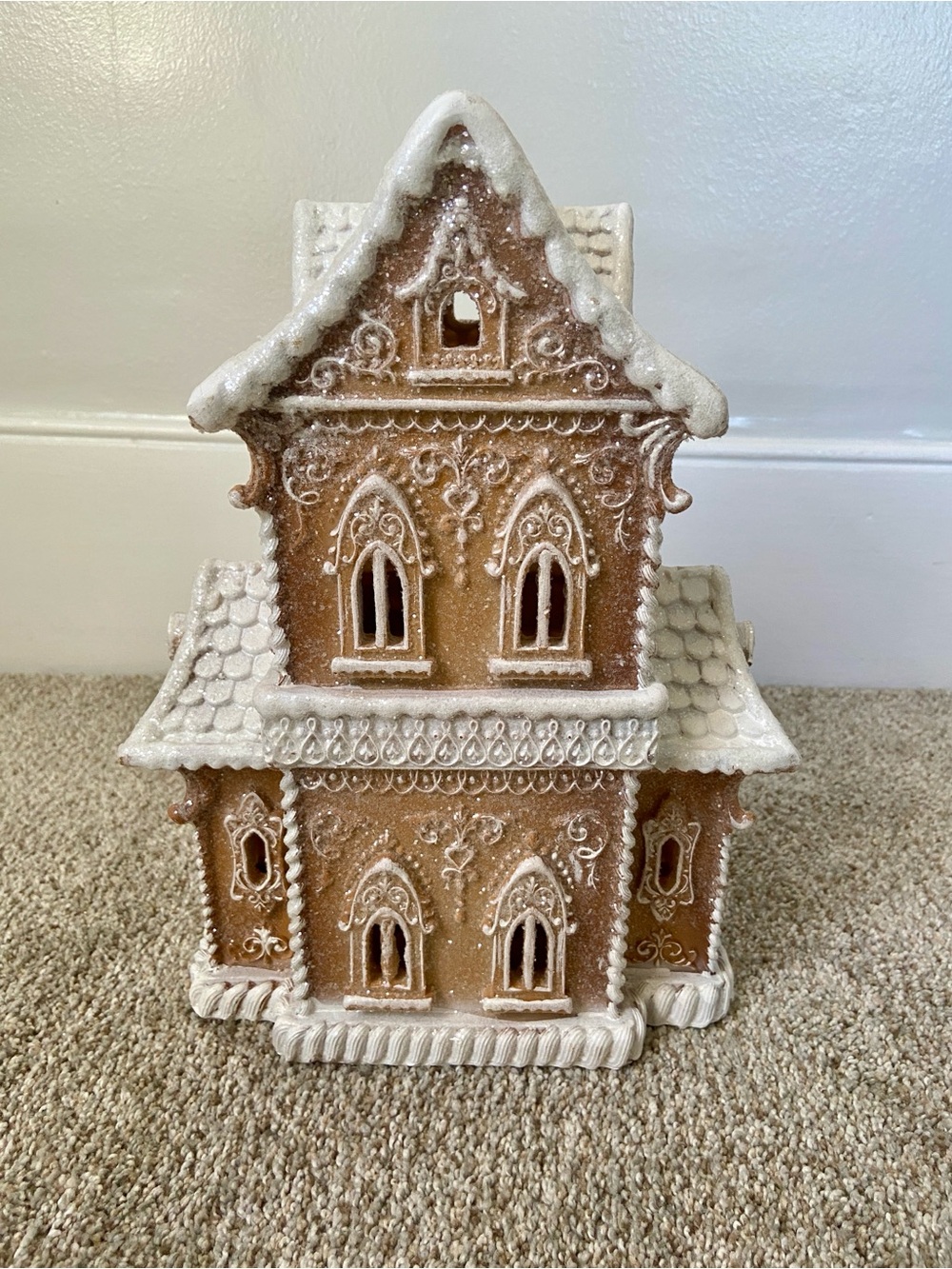 RAZ Imports Lighted LED Gingerbread House Christmas Village - Picture 7 of 15